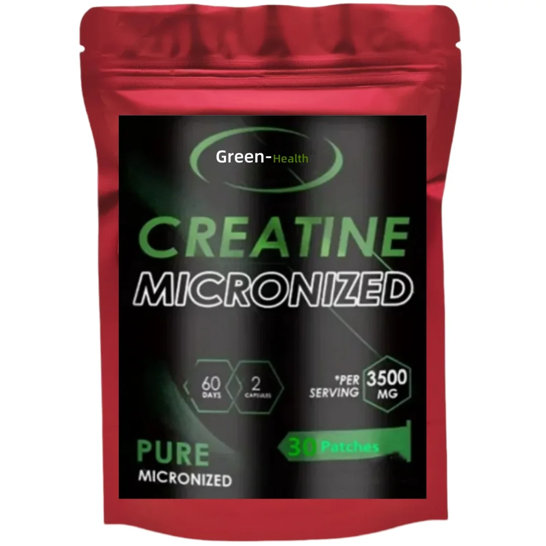 Patchs transdermiques de créatine monohydrate, force et masse musculaire (30 patchs)