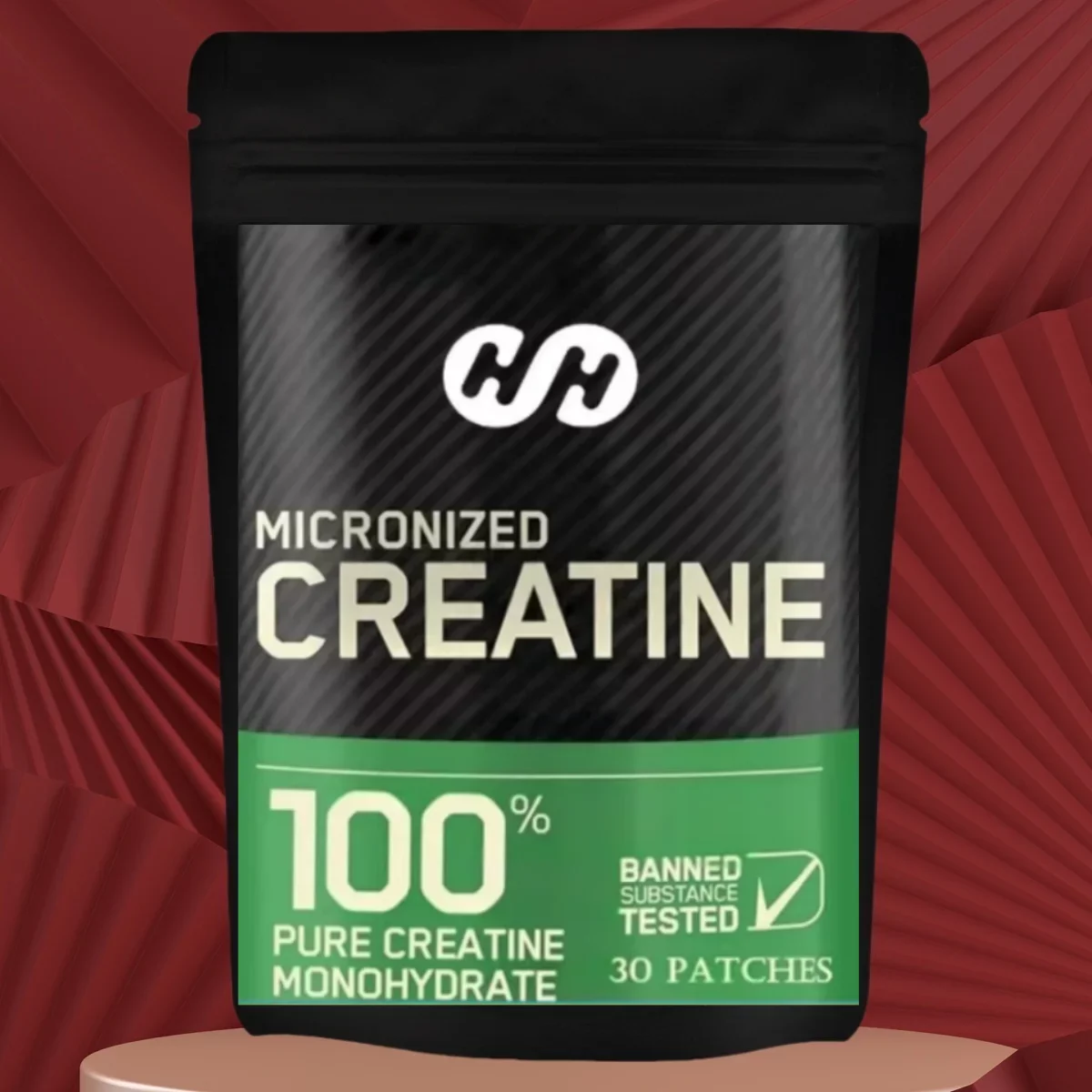 Patchs transdermiques de créatine micronisée, 30 patchs
